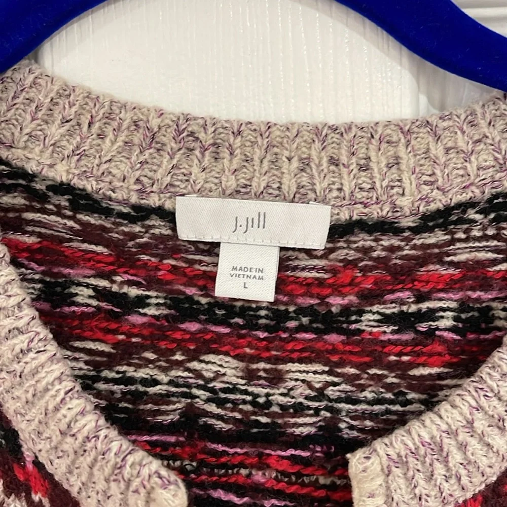 ‼️DONATING SOON‼️ J.Jill Fair Isle Style Sweater - in Great Pre-Loved Condition - Picture 3 of 9